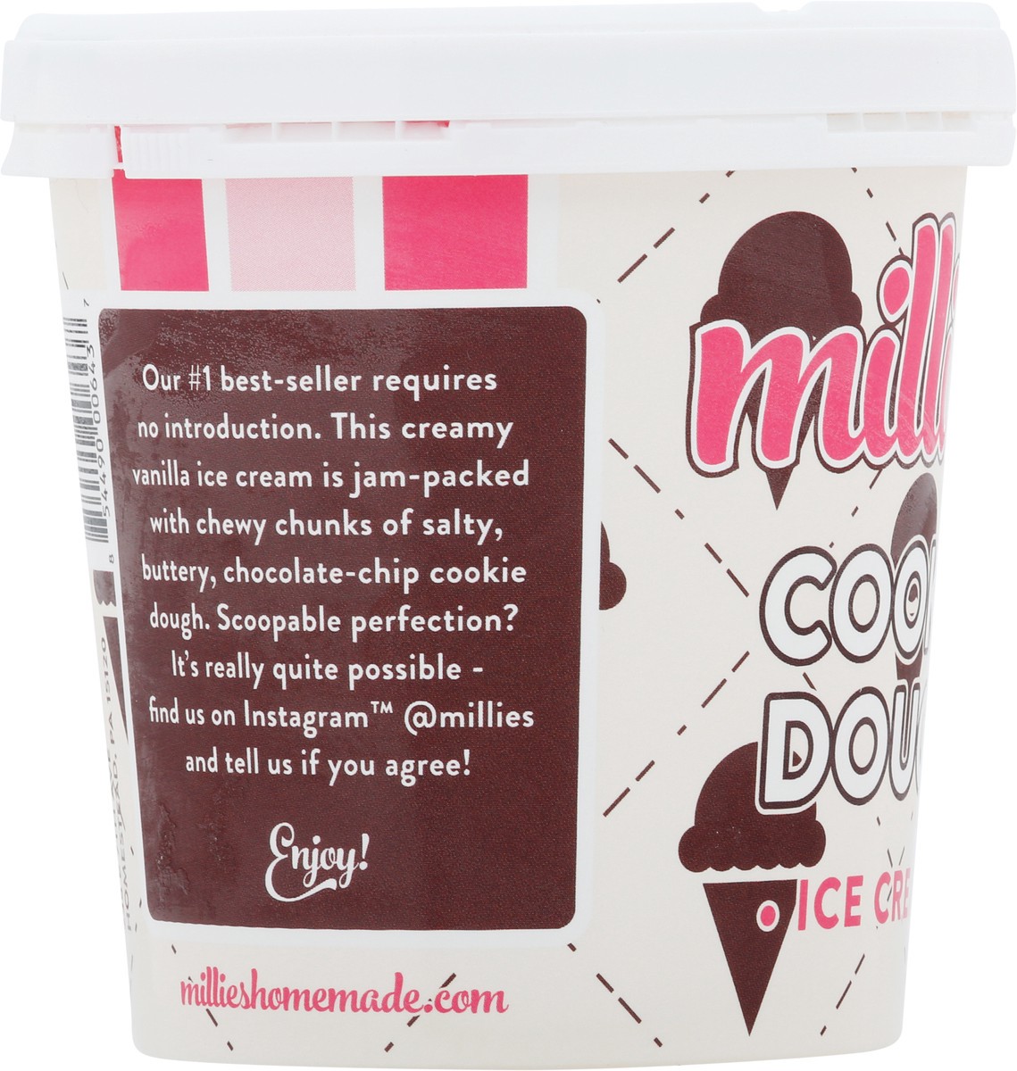 slide 8 of 13, Millie's Cookie Dough Cookie Dough Ice Cream 1 pt, 1 pint