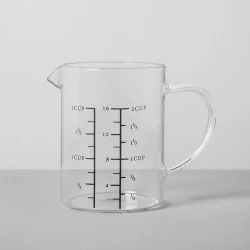 2 Cup Glass Measuring Pitcher - Hearth & Hand with Magnolia