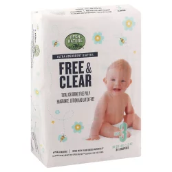 Opn Nat Diapers Free & Clear Size 3