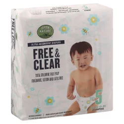 Opn Nat Diapers Free & Clear Size 5