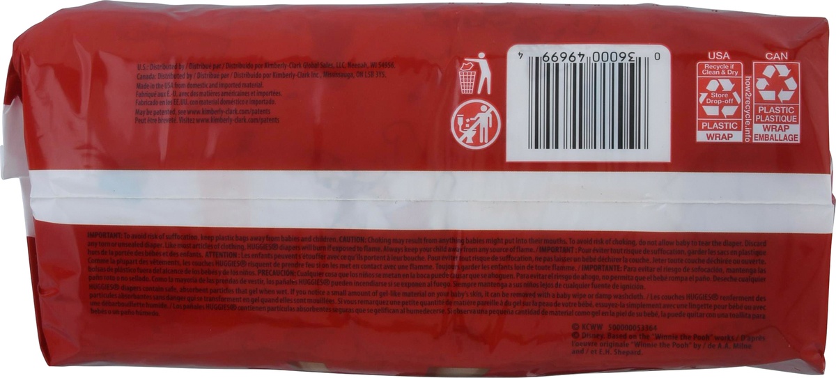 slide 4 of 9, Huggies Little Snugglers Baby Diapers, Size 4 (22-37 lbs), 22 Ct, 22 ct
