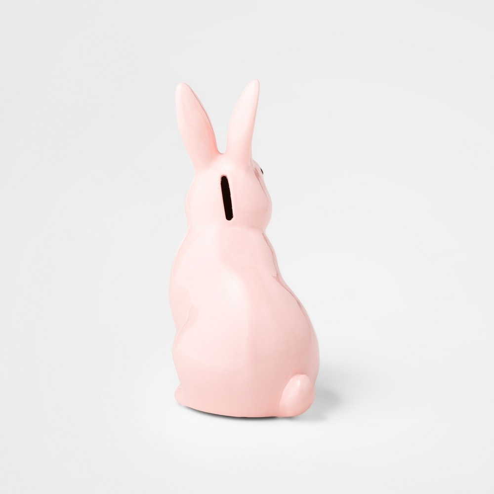 slide 2 of 3, Bunny Coin Bank Pink - Pillowfort, 1 ct