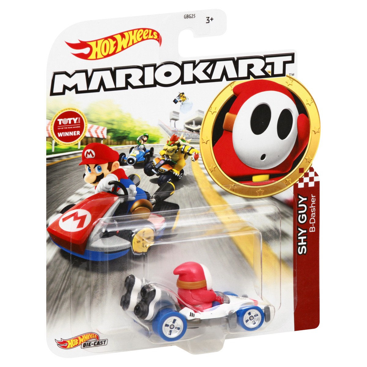 slide 2 of 9, Hot Wheels MarioKart 3+ B-Dasher Shy Guy Die-Cast 1 ea, 1 ct