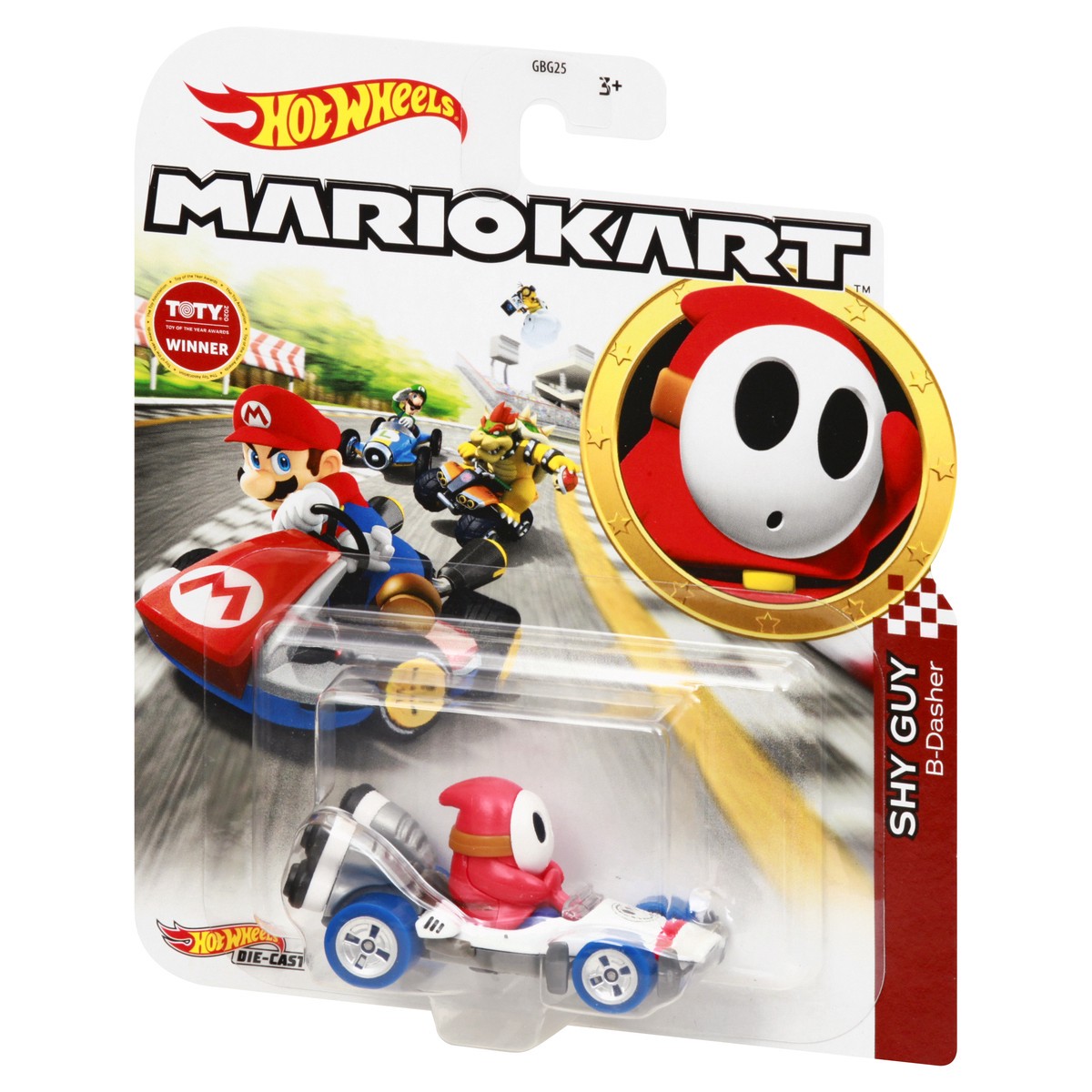 slide 6 of 9, Hot Wheels MarioKart 3+ B-Dasher Shy Guy Die-Cast 1 ea, 1 ct