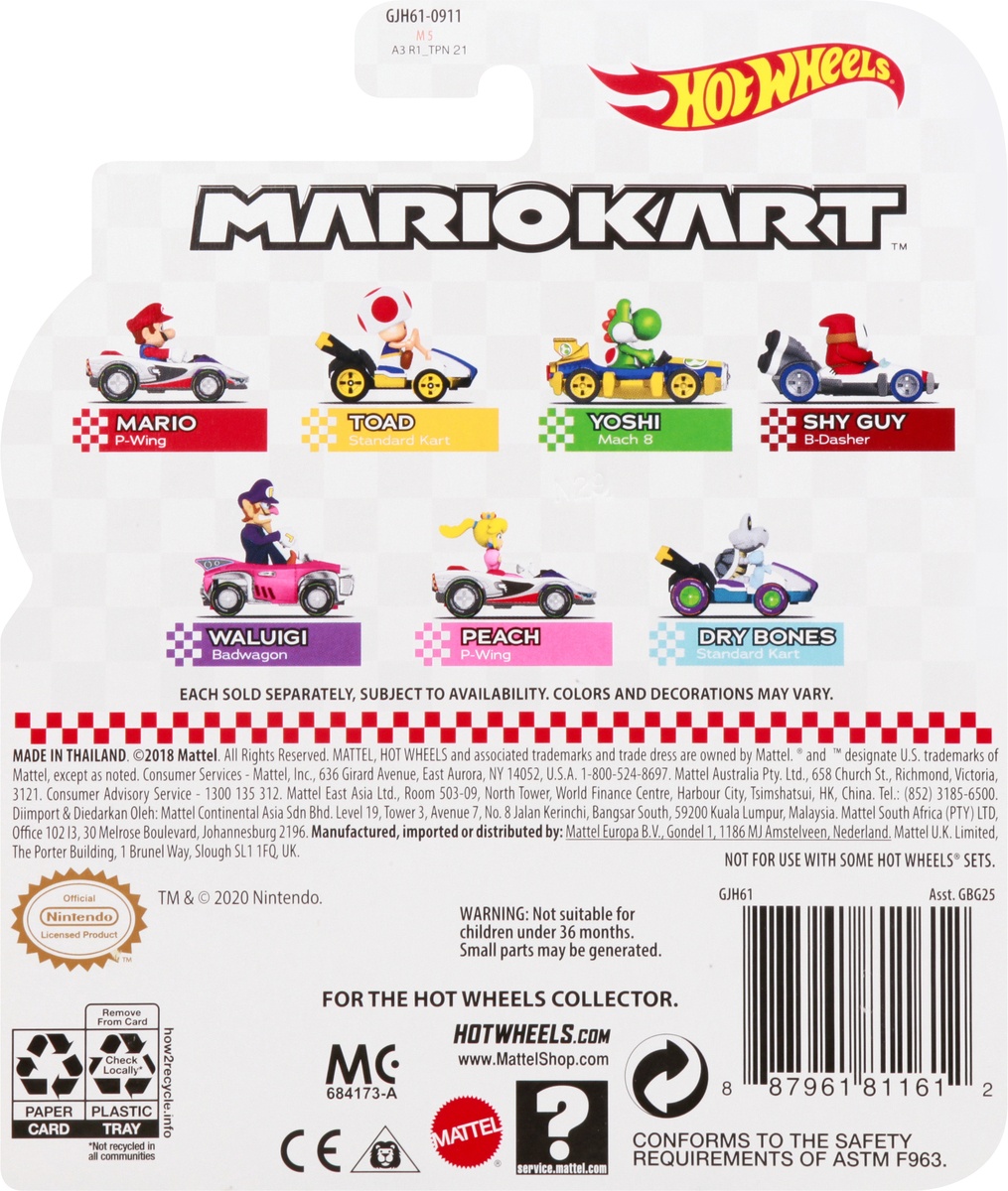 slide 8 of 8, Hot Wheels Mario Kart Vehicle, 1 ct