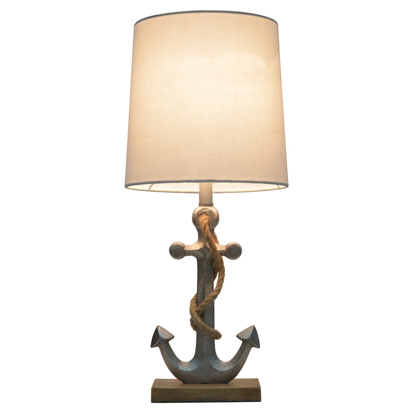 slide 1 of 2, Anchor Table Lamp Silver - Pillowfort, 1 ct