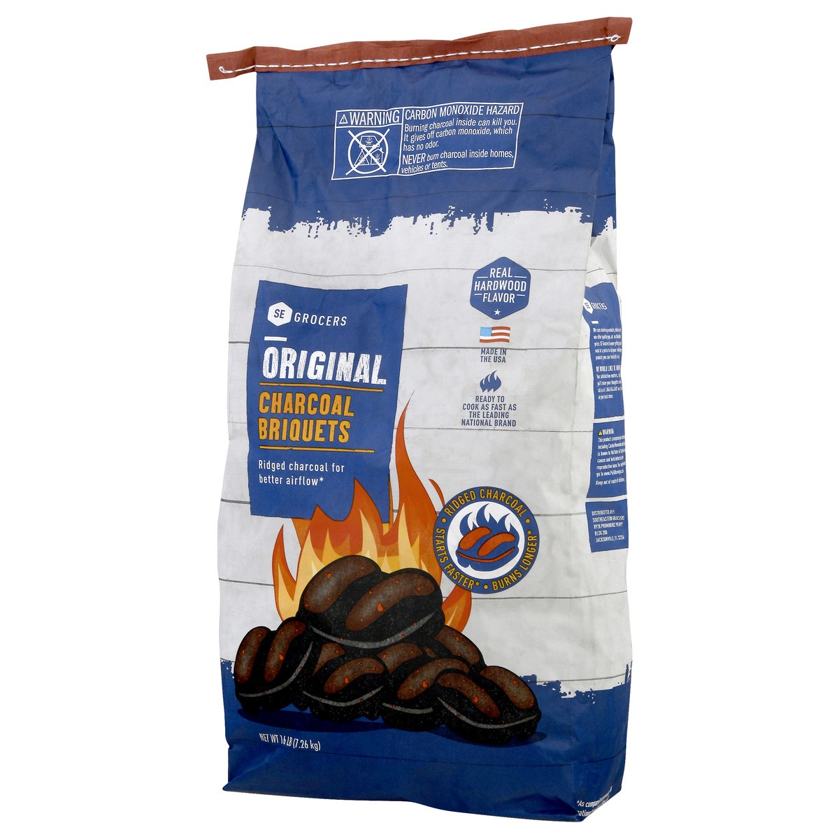 slide 5 of 8, Se Grocers 16Lb Charcoal Brqts, 16 lb