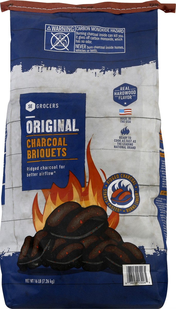 slide 4 of 8, Se Grocers 16Lb Charcoal Brqts, 16 lb