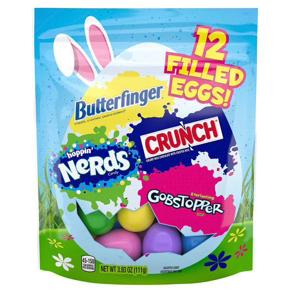 slide 1 of 1, Ferrara Assorted Filled Eggs Easter Candy, 3.93 oz