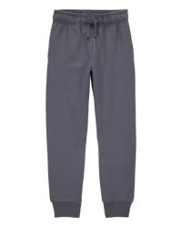 Carter's Kid Pull-On Drawstring Joggers - Dark Grey Grey 8