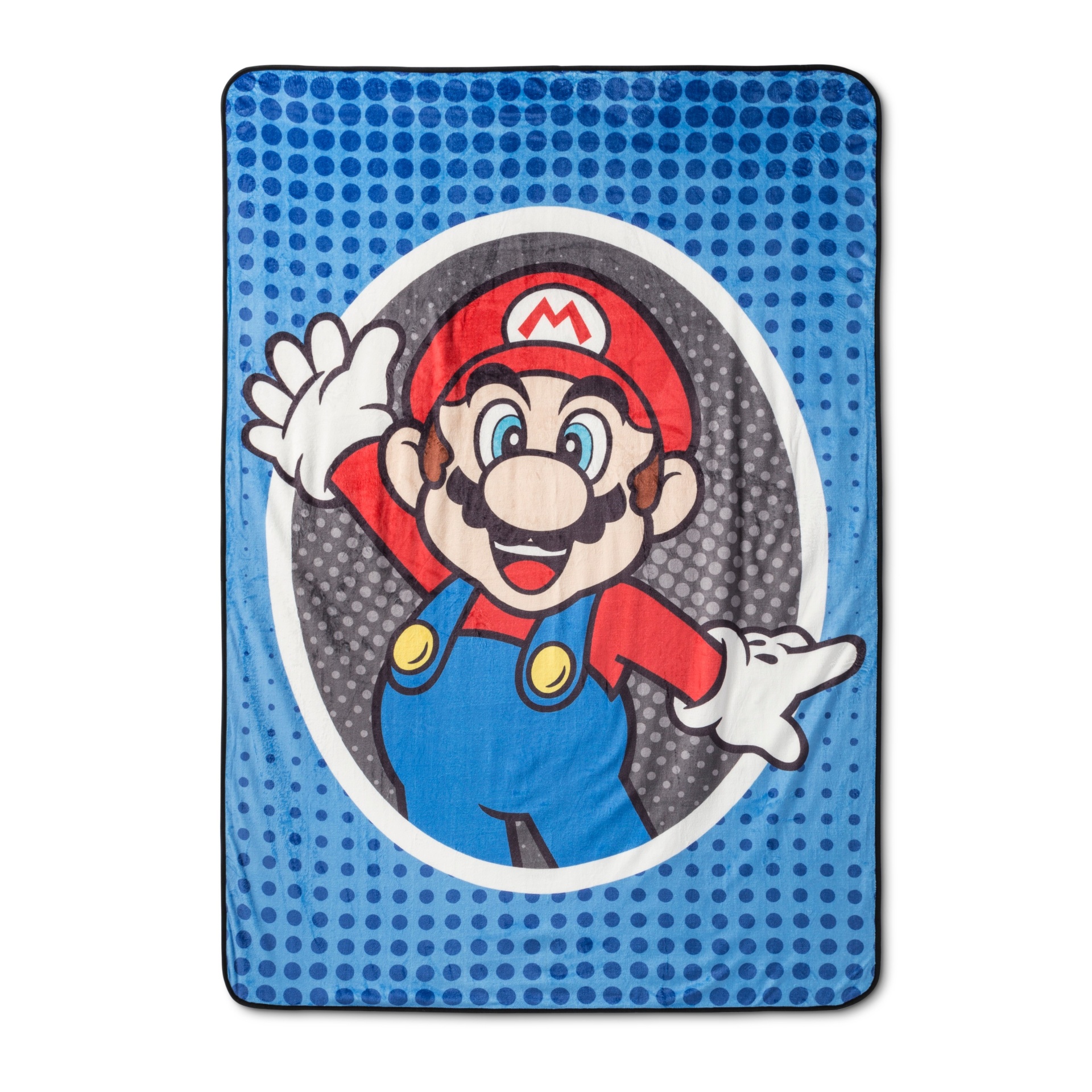 slide 1 of 3, Mario Twin Bed Blankets, 1 ct