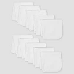 Gerber Baby Cotton Washcloths - White