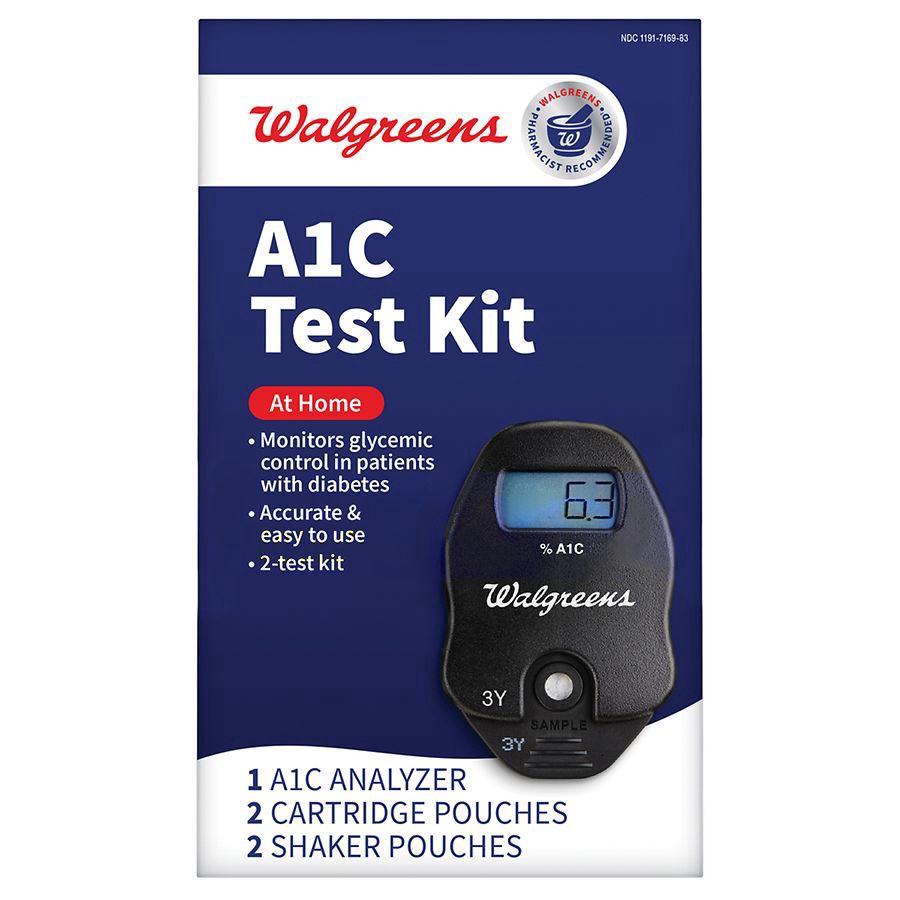 slide 1 of 5, Walgreens At Home A1C Test Kit, 1 ct
