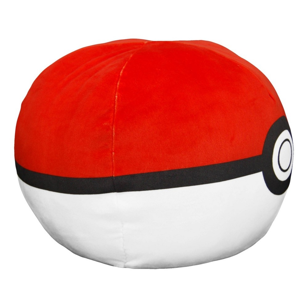 slide 2 of 3, Pokémon Travel Cloud Red & Black Throw Pillow (11"), 1 ct