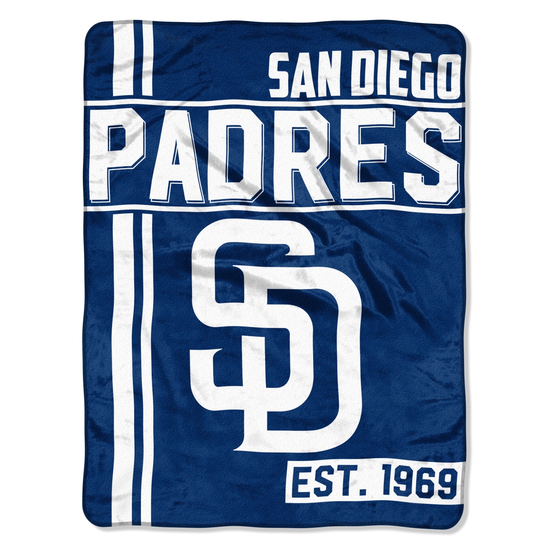 slide 1 of 3, MLB San Diego Padres Micro Fleece Throw Blanket, 1 ct