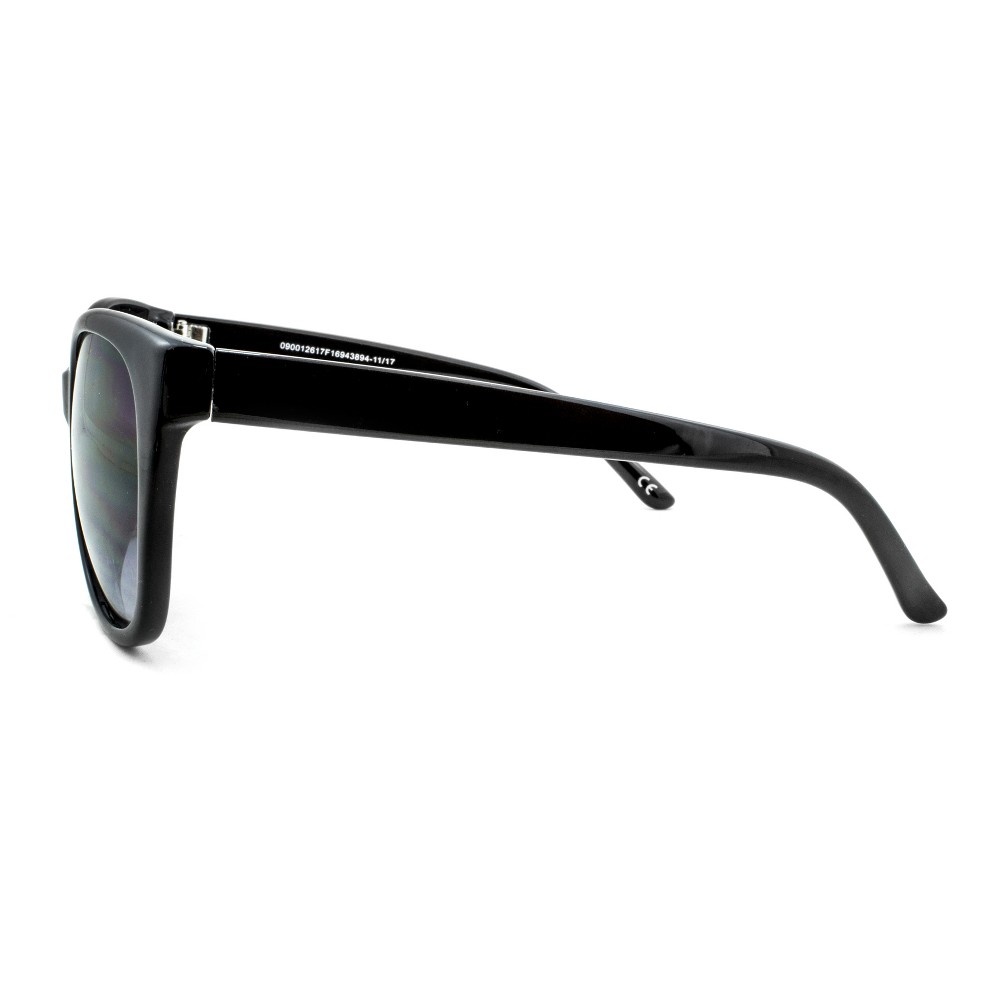 slide 2 of 2, Women's Square Sunglasses - A New Day Black, 1 ct