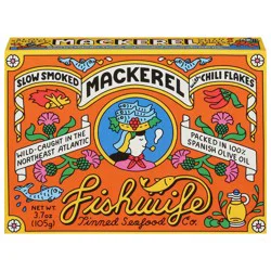 Fishwife Slow Smoked Mackerel with Chili Flakes 3.7 oz