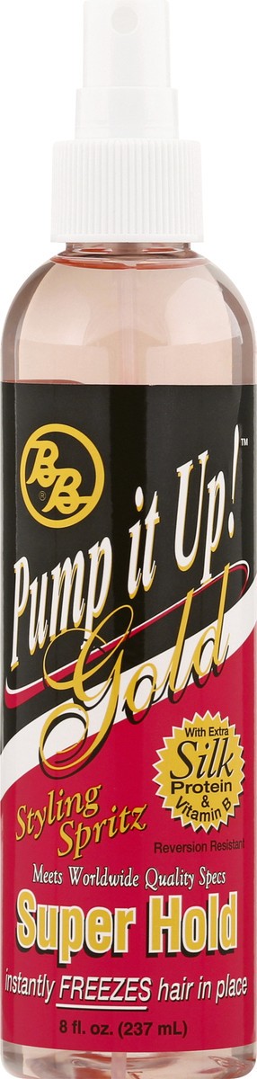 slide 1 of 11, Bronner Bros. Pump It Up Gold Styling Spritz 8 oz, 8 oz