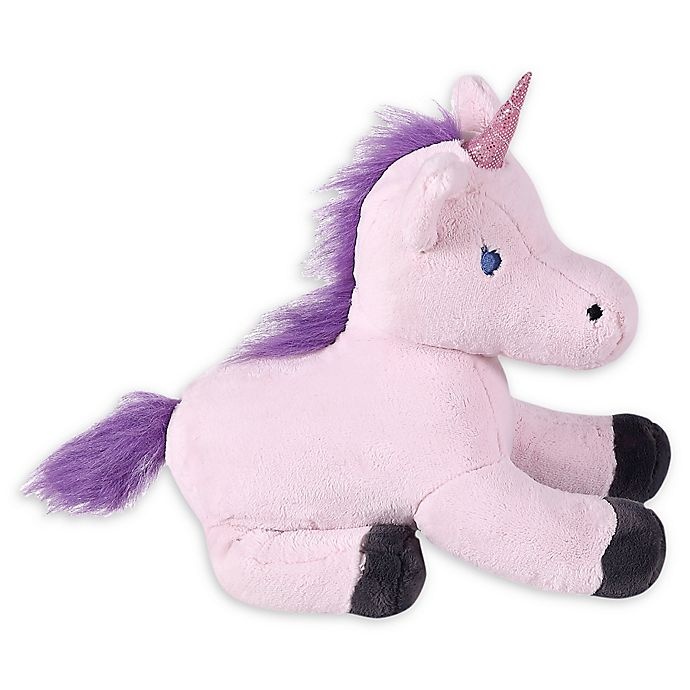 slide 1 of 7, Therapedic Weighted Unicorn Plush Toy - Pink, 1 ct