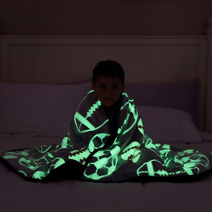 slide 6 of 9, Therapedic Glow-in-the-Dark Reversible Weighted Throw Blanket - Navy, 6 lb