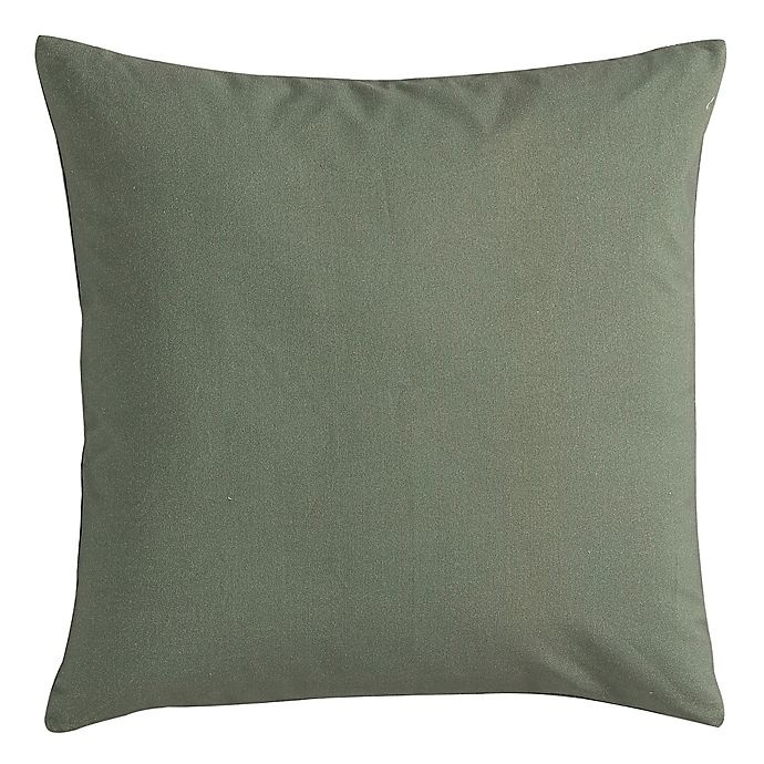 slide 2 of 2, Morgan Home Geometric Square Throw Pillow Cover - Sage, 1 ct