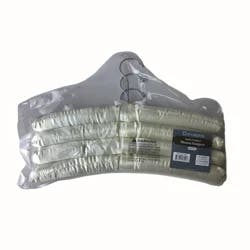 Whitmor Concepts Blouse Satin Padded Hangers 4 Ct-Ivory