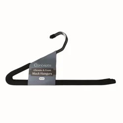 Whitmor Concepts Metal & Foam Slack Hangers S/3