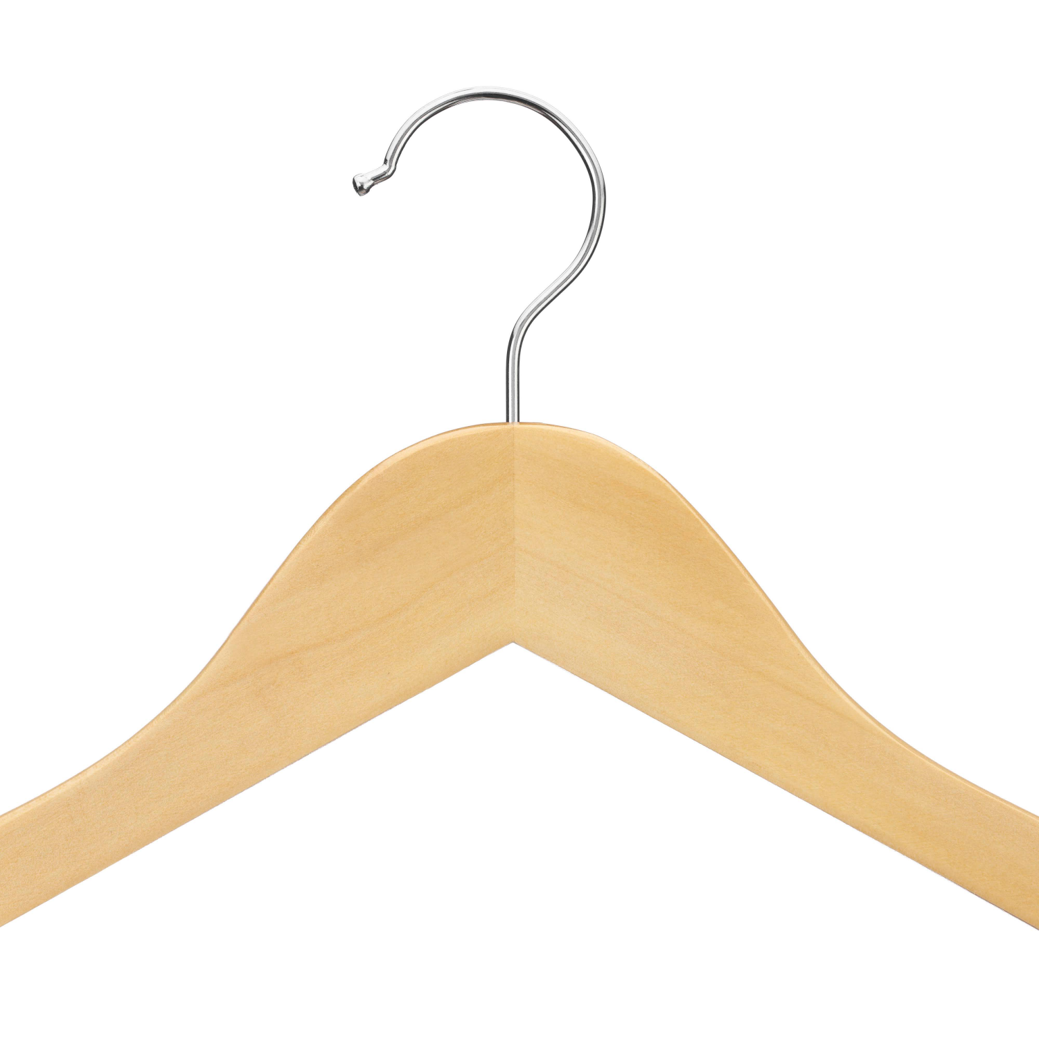 slide 7 of 7, Whitmor Concepts Anti-Slip Natural Suit Hangers, 12 Pack, 1 ct