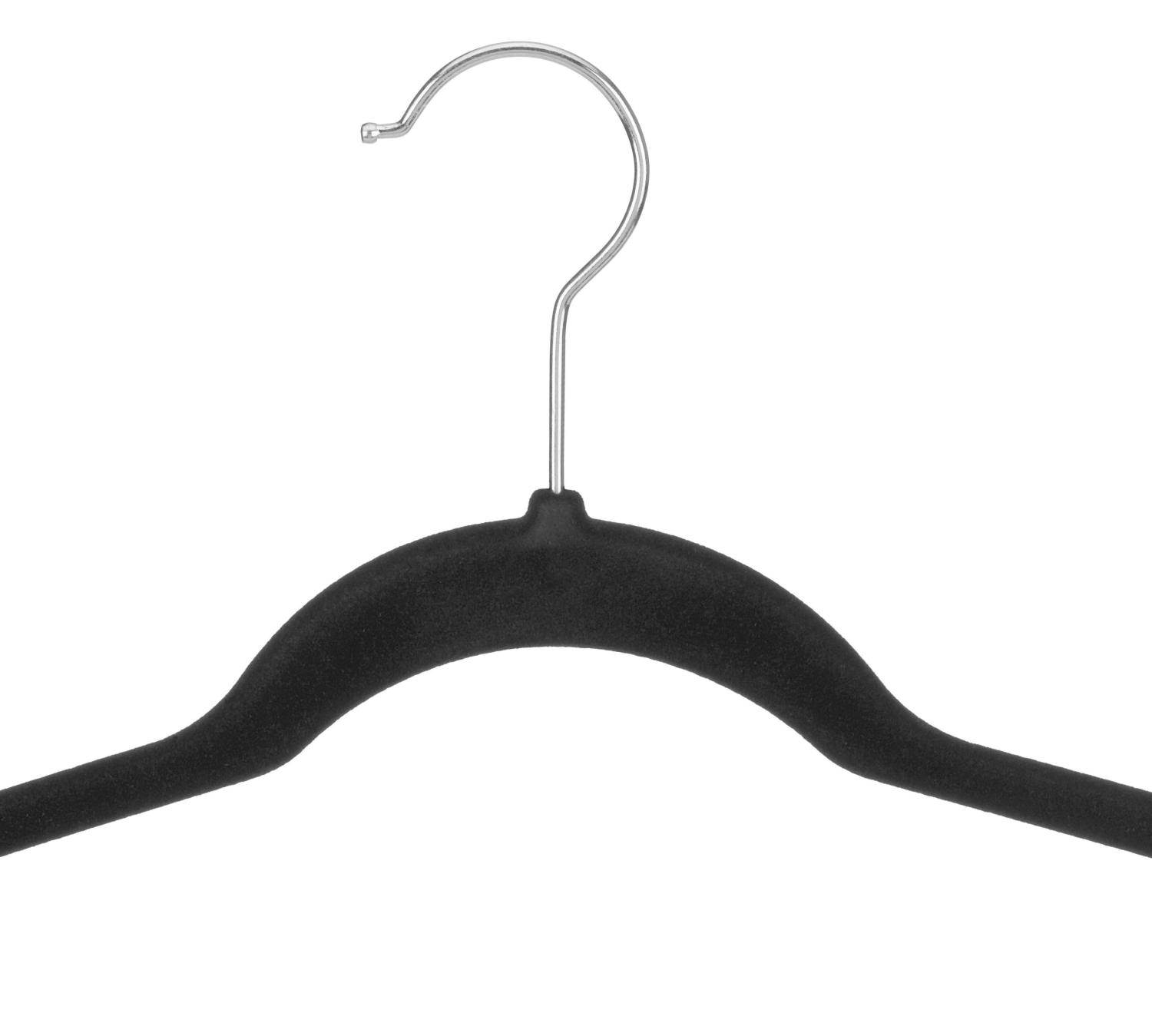 slide 5 of 5, Whitmor Concepts Slim Velvet Suit Hangers S/20-Blk, 1 ct