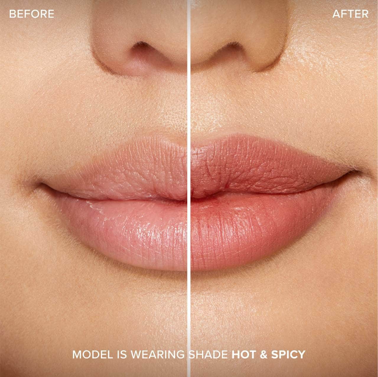 slide 5 of 10, Too Faced Lip Injection Extreme Lip Shaper Plumping Lip Liner Hot & Spicy, 
