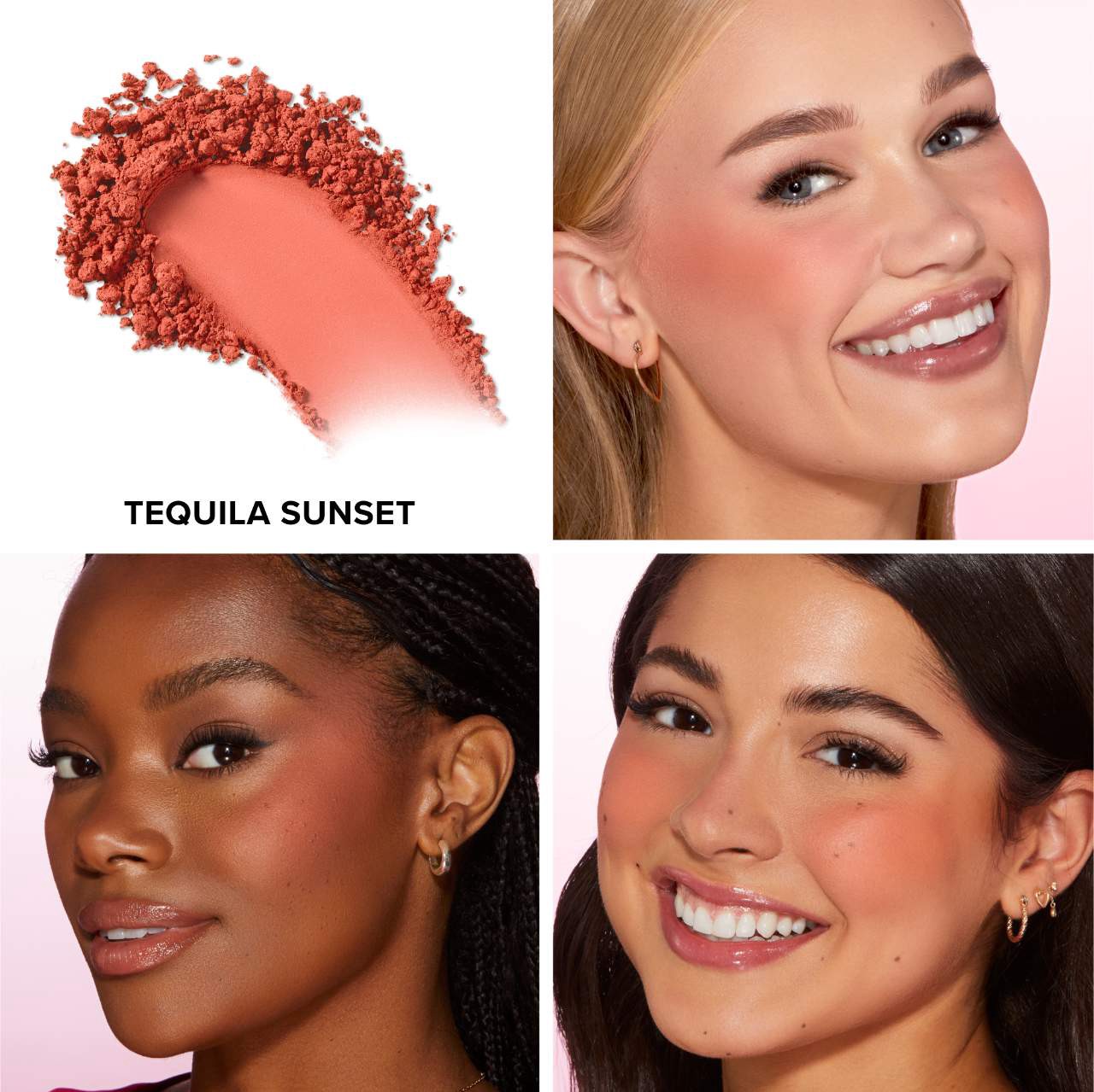 slide 2 of 8, Too Faced Cloud Crush Blurring Powder Blush Tequila Sunset,