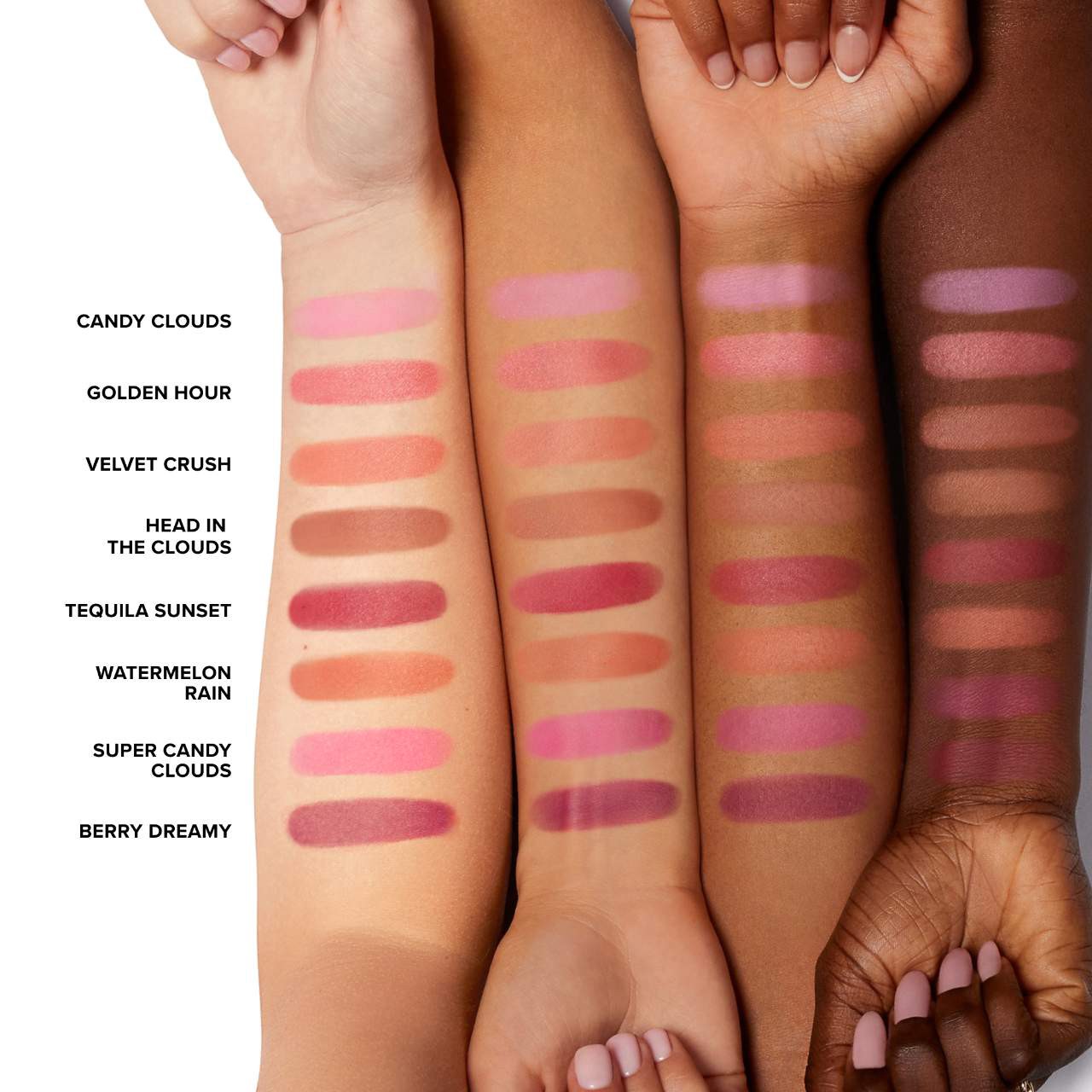 slide 6 of 8, Too Faced Cloud Crush Blurring Powder Blush Tequila Sunset,