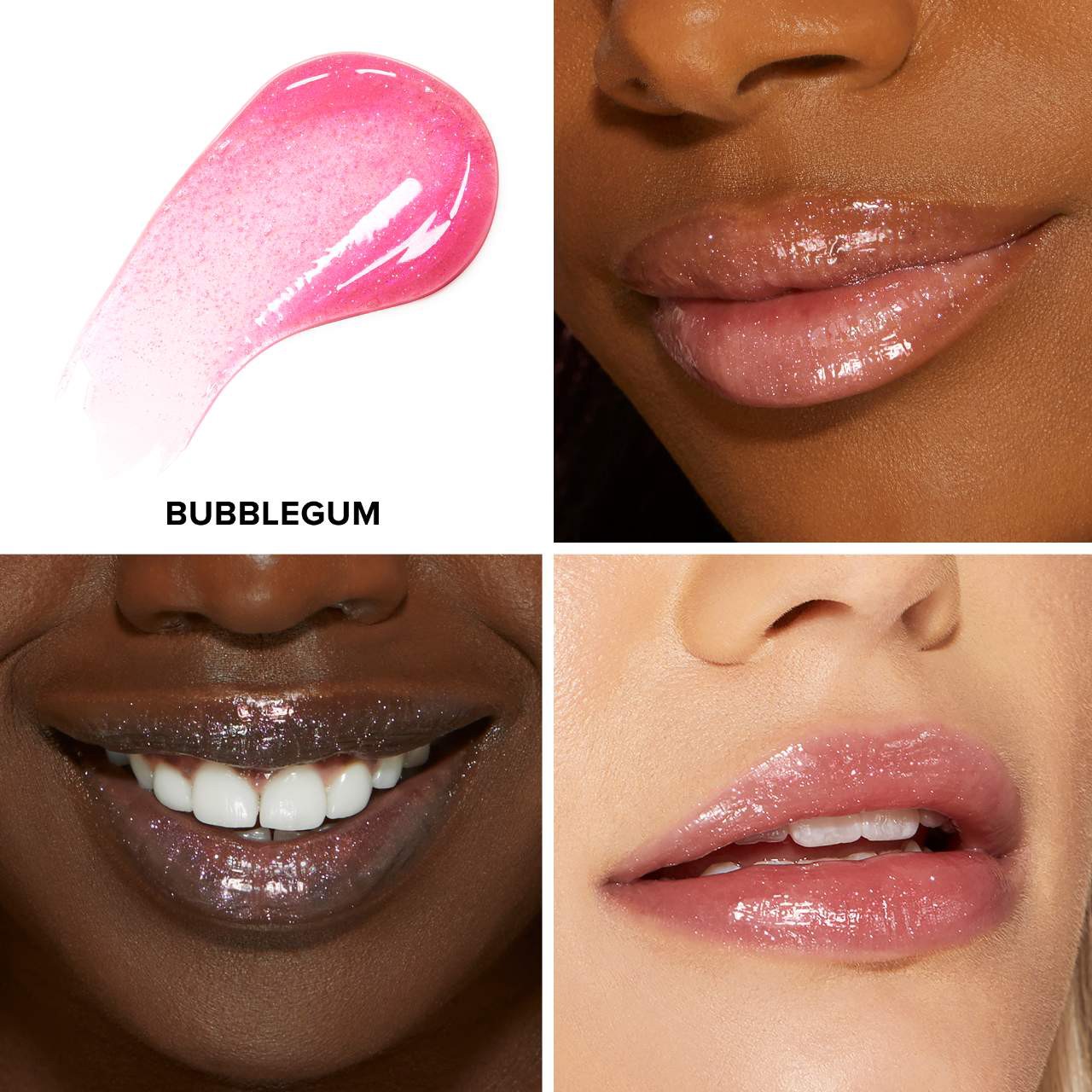 slide 2 of 8, Too Faced Kissing Jelly Non-Sticky Lip Oil Gloss Bubblegum,