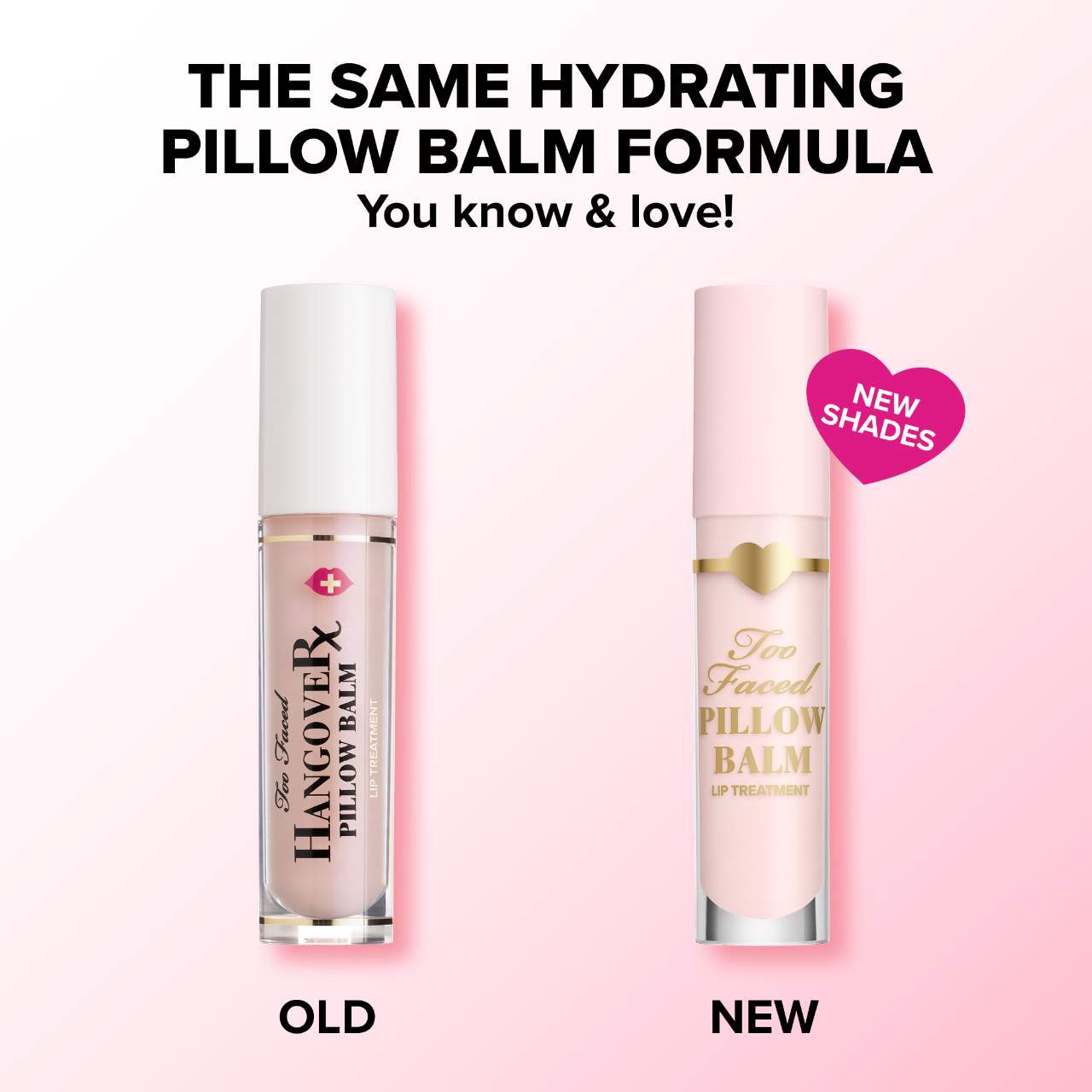 slide 9 of 9, Too Faced Pillow Balm Hydrating Lip Treatment Lip Balm Berry Jam Kiss,