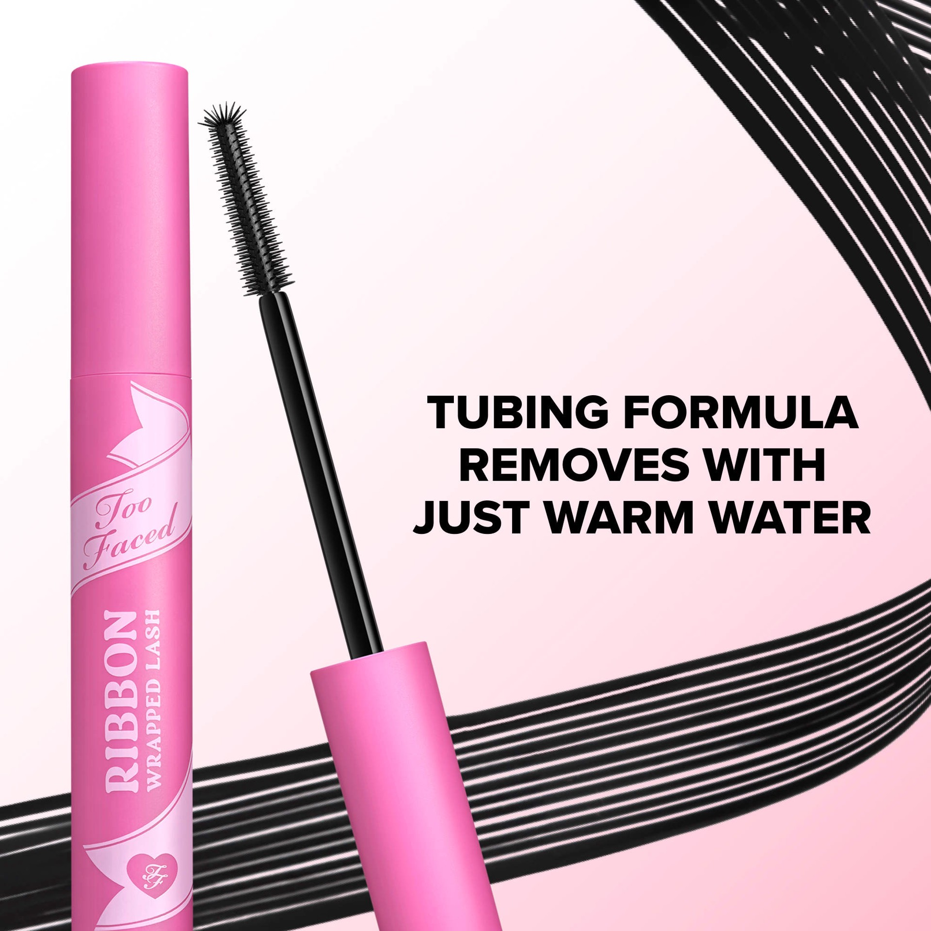 slide 11 of 15, Too Faced Ribbon Wrapped Lash Extreme Length Tubing Mascara Deep Black, 