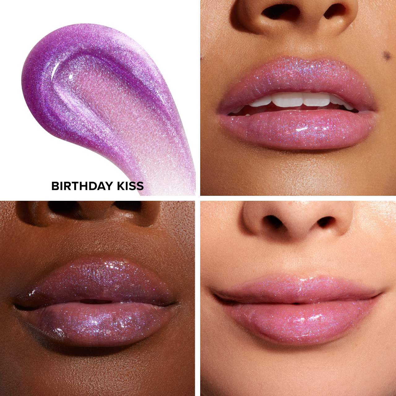 slide 2 of 6, Too Faced Kissing Jelly Non-Sticky Lip Oil Gloss Birthday Kiss, 