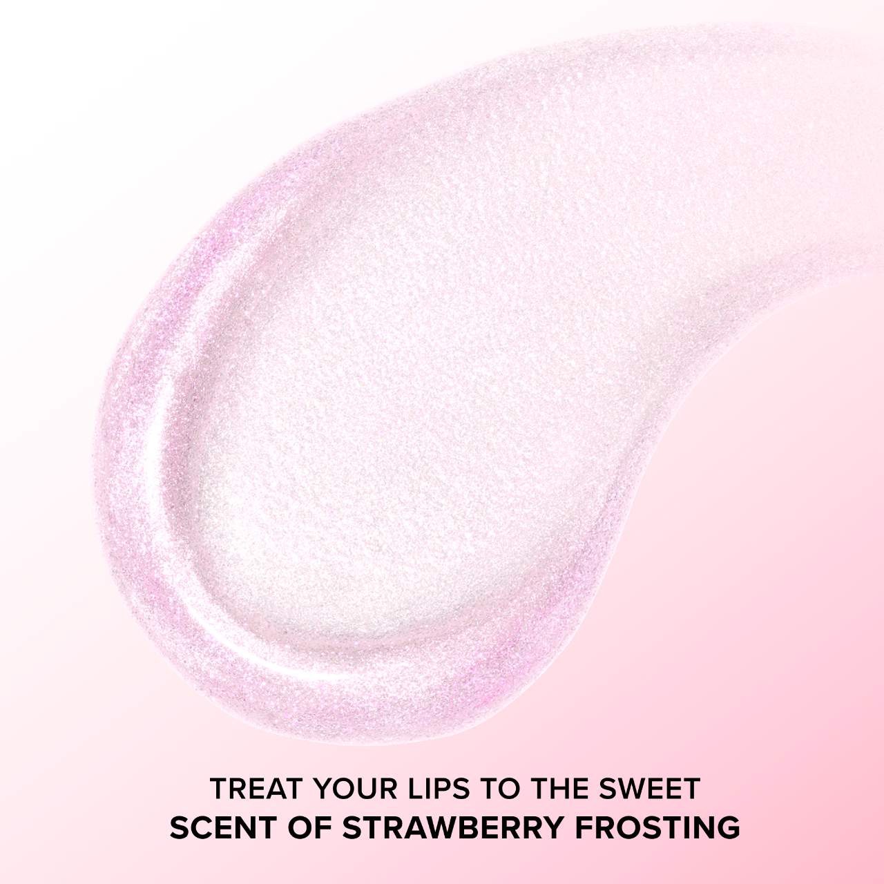slide 6 of 11, Too Faced Kissing Jelly Non-Sticky Lip Oil Gloss Strawberry Frosting,