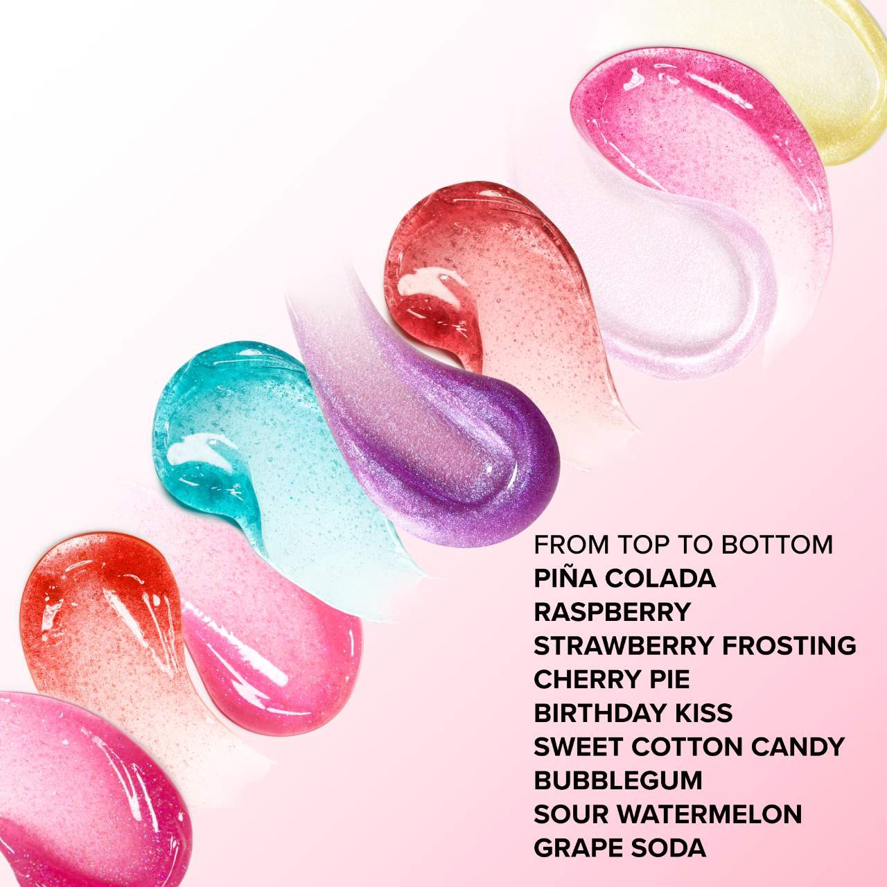 slide 7 of 11, Too Faced Kissing Jelly Non-Sticky Lip Oil Gloss Cherry Pie, 