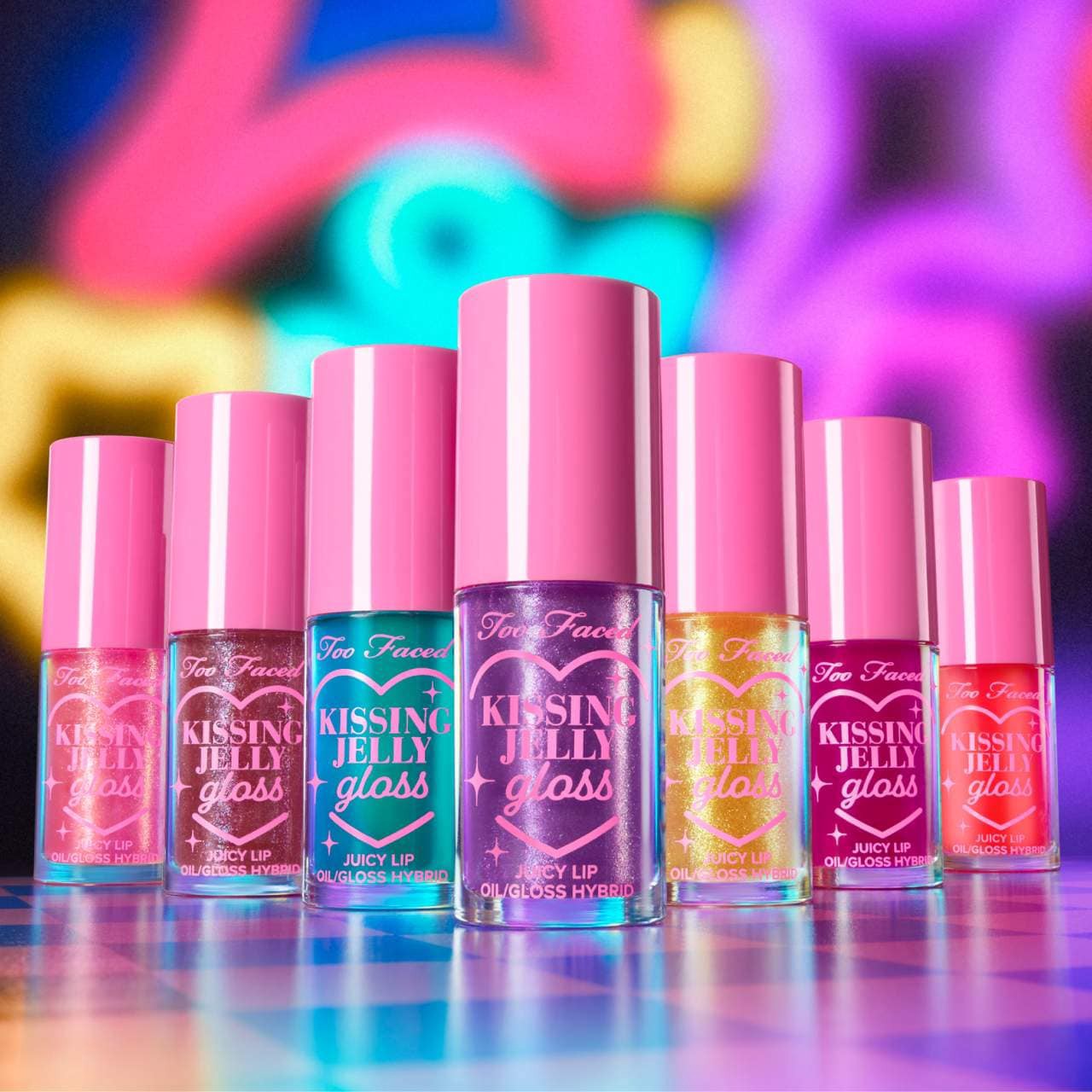 slide 10 of 11, Too Faced Kissing Jelly Non-Sticky Lip Oil Gloss Cherry Pie, 