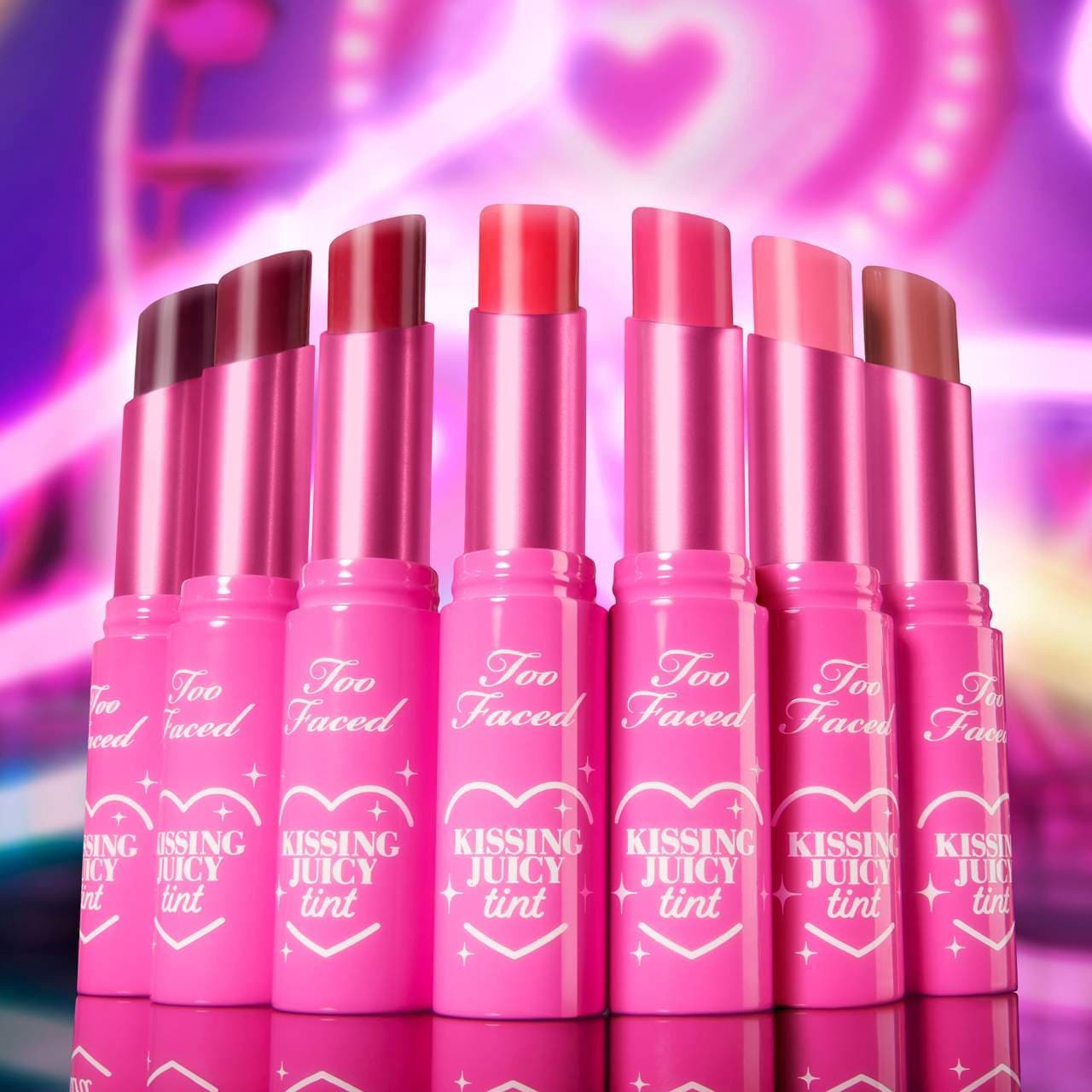slide 4 of 9, Too Faced Kissing Juicy Tint Lip Balm Bubblegum,