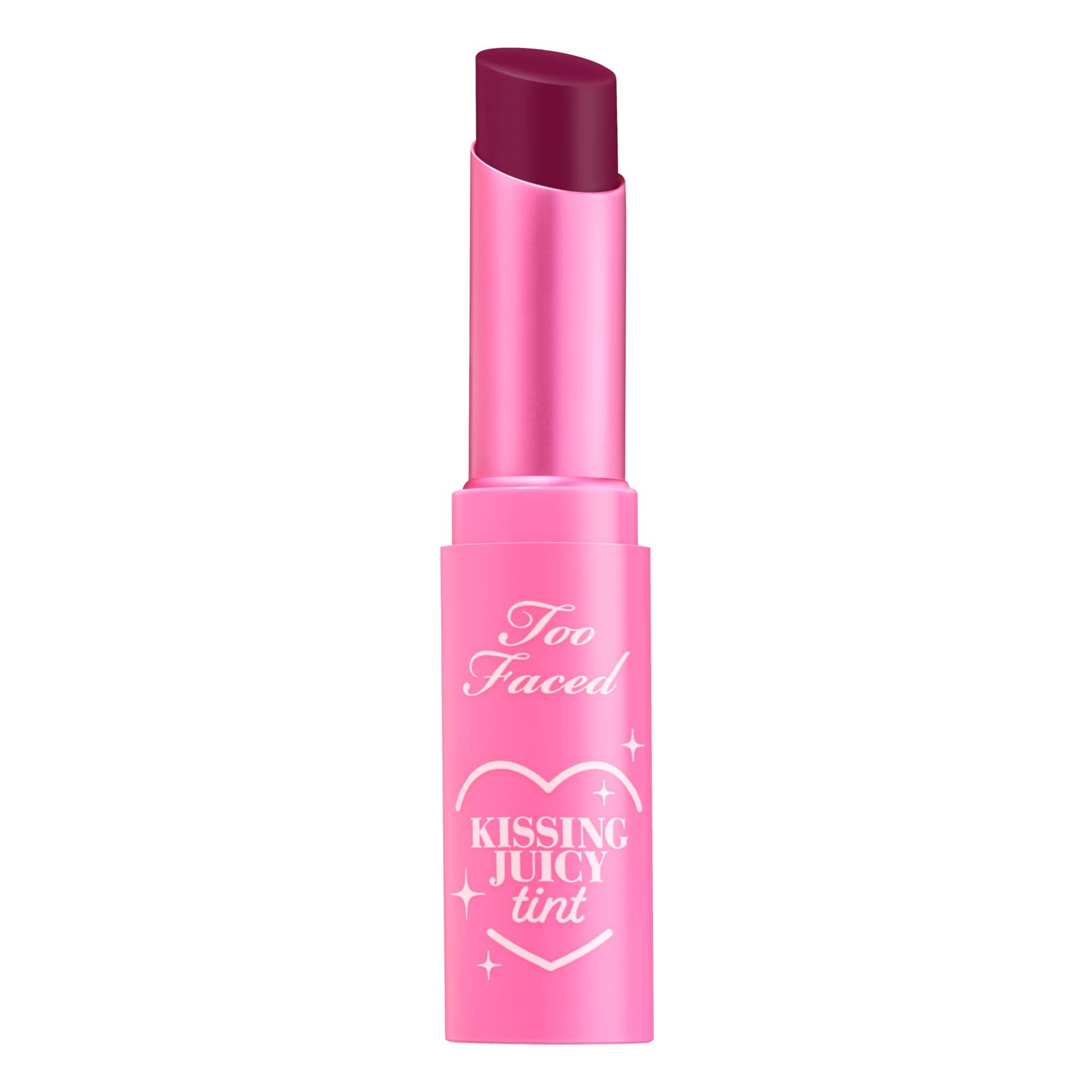 slide 1 of 9, Too Faced Kissing Juicy Tint Lip Balm Grape Soda,