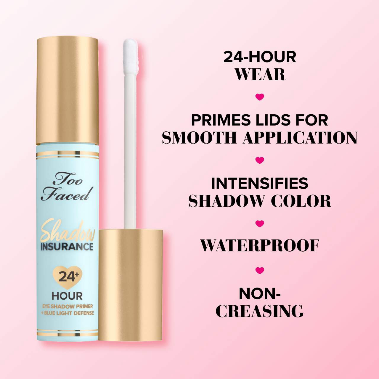 slide 4 of 5, Too Faced Shadow Insurance 24-Hour Eyeshadow Primer 0.2 oz/ 5.7 g, 