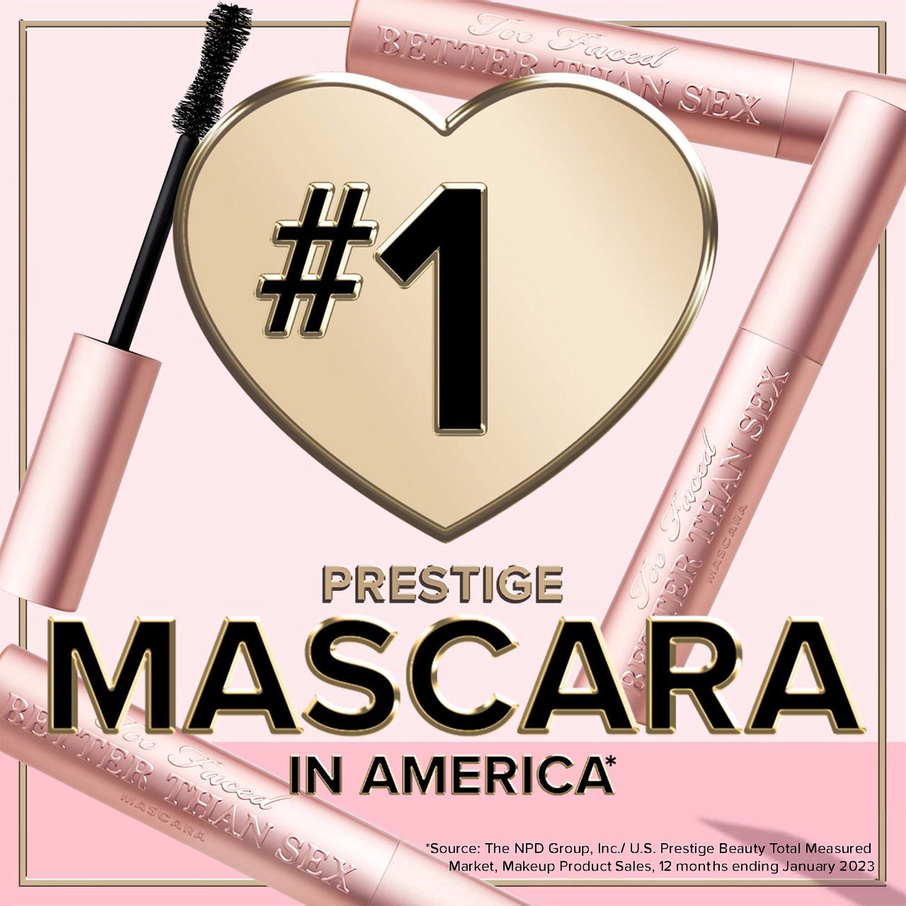 slide 4 of 11, Too Faced Better Than Sex Volumizing & Lengthening Mascara Standard Size Black - 0.27 oz/ 8 mL, 0.27 oz/ 8 ml