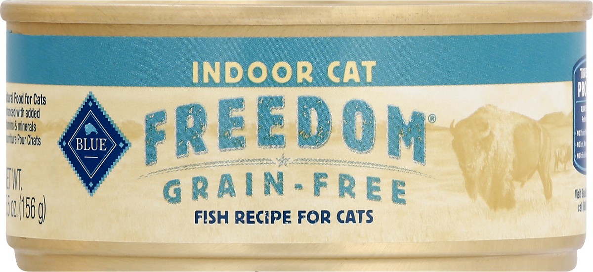 slide 6 of 9, Blue Buffalo Freedom Adult Indoor Fish, 5.5 oz