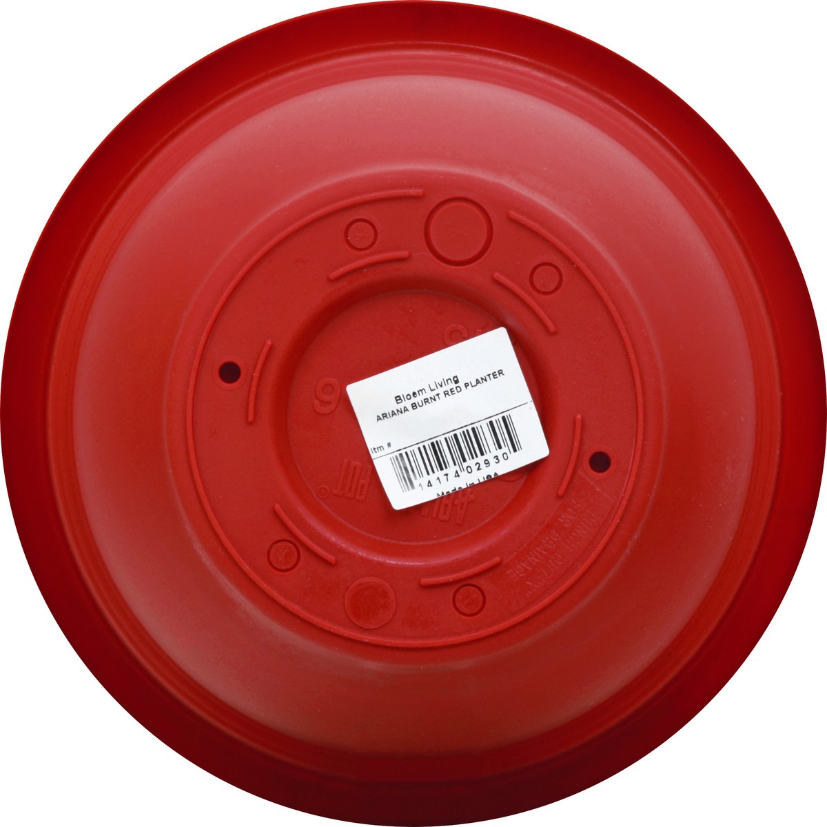 slide 8 of 9, Bloem Burnt Red Ariana Planter 6In, 1 ct