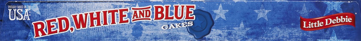 slide 3 of 4, Little Debbie Snack Cakes, Little Debbie Family Pack Red, White and Blue Cakes (van), 10 ct