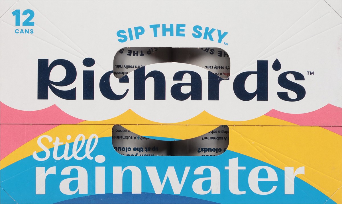 slide 12 of 12, Richard's Still Rainwater 12 - 16 fl oz Cans, 192 oz