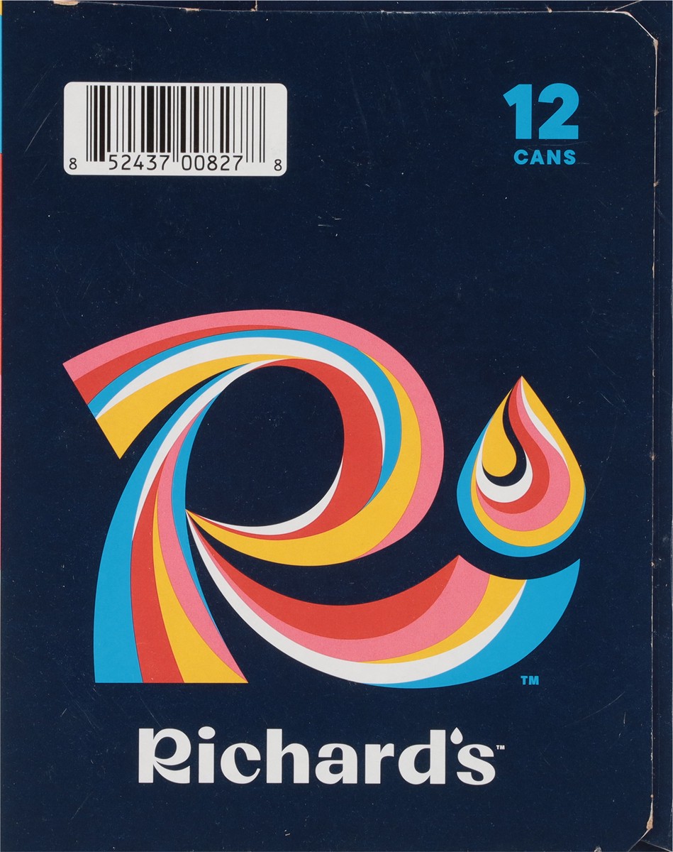 slide 5 of 12, Richard's Still Rainwater 12 - 16 fl oz Cans, 192 oz