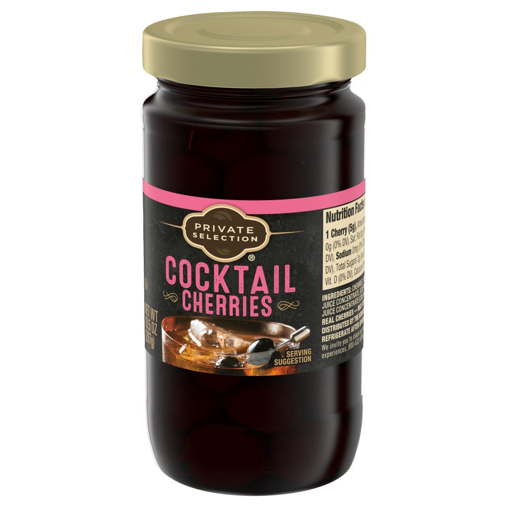 slide 2 of 5, Private Selection® Cocktail Cherries, 10.5 oz