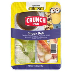 Crunch Pak Minions Snack Pak Apples & Popcorn With Caramel